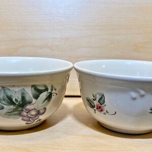 Vintage Pfaltzgraff Grapevine Dessert/Fruit Bowls - Set of 2 (Discontinued)